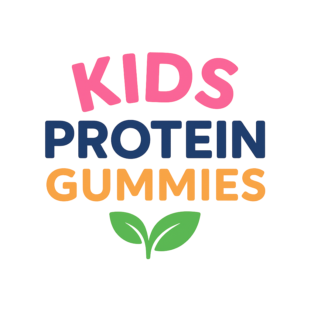 Kids Protein Gummies logo – playful, healthy kids snack